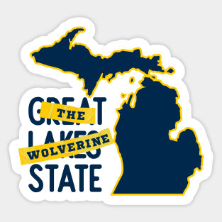 The Wolverine State Sticker